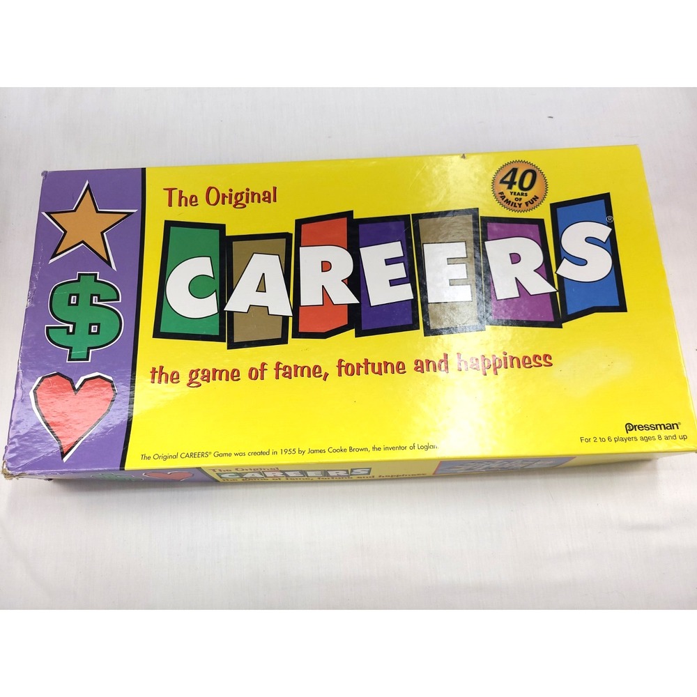 Vtg Pressman The Original Careers Board Game 1997 40th Anniversary Edition READ